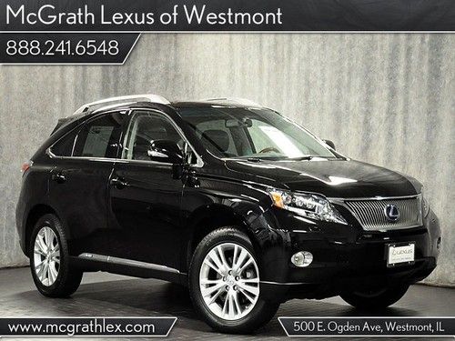 2010 rx450h hybrid awd premium navigation rear dvd 19' wheels lexus certified