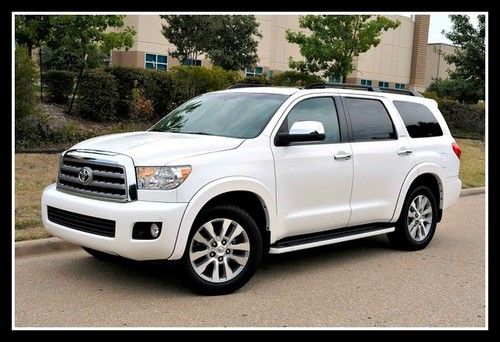 2008 toyota sequoia limited - navigation - rear dvd - sunroof - leather