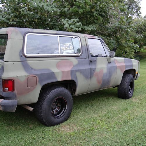 1984 k-5 military blazer 4x4 diesel