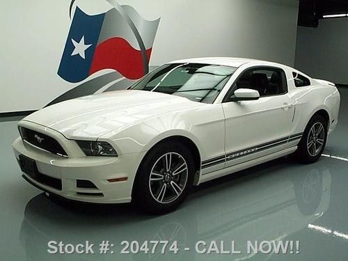 2013 ford mustang v6 premium auto leather shaker 29k mi texas direct auto