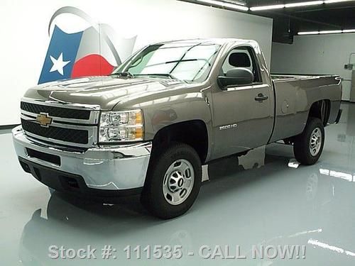 2012 chevy silverado 2500 regular cab 6.0l long bed 9k texas direct auto