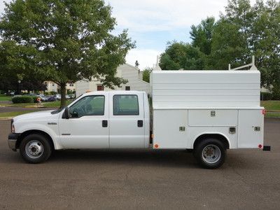FORD F-350 6.0 DIESEL CREW CAB DUALLY UTILITY BOX COLD A/C AUTOCHECK  NO RESERVE, image 2