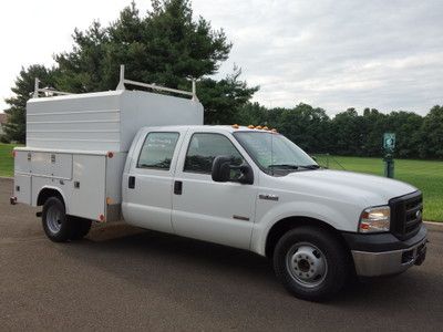 FORD F-350 6.0 DIESEL CREW CAB DUALLY UTILITY BOX COLD A/C AUTOCHECK  NO RESERVE, image 7