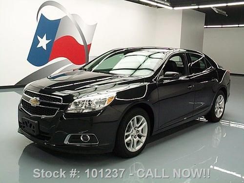 2013 chevy malibu eco blk on blk rear cam alloys 13k mi texas direct auto