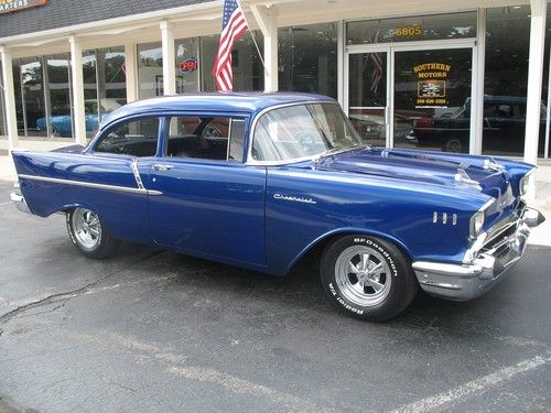 1957 chevrolet 150 355 muncie 4 speed vintage ac disc brakes frame off resto