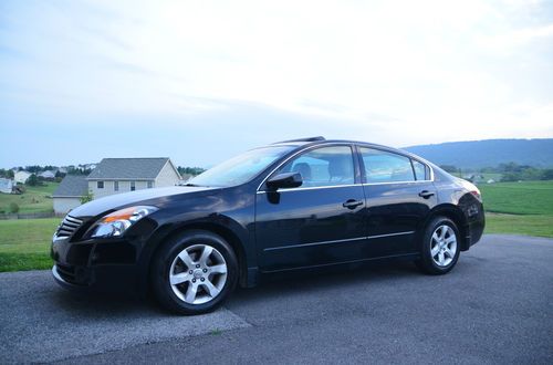 2007 nissan altima 2.5sl - black/leather/sunroof