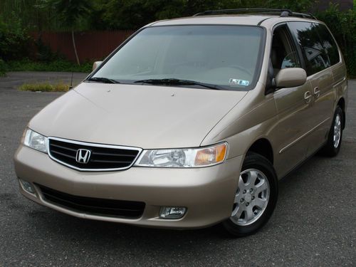 2002 honda odyssey ex-l dvd leather no reserve