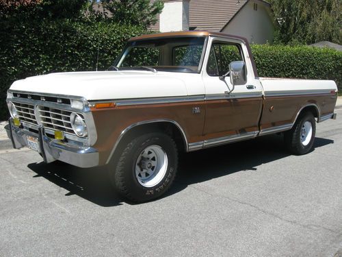 1973 ford f 100 ranger original california truck