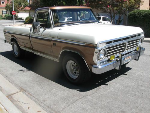 1973 FORD F 100 RANGER ORIGINAL CALIFORNIA TRUCK, image 2