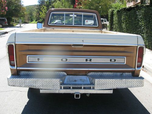 1973 FORD F 100 RANGER ORIGINAL CALIFORNIA TRUCK, image 4