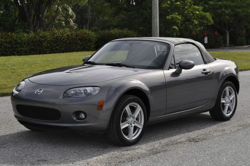 2007 mazda miata mx 5 like new 12,000 real 1 owner miles low low reserve florida
