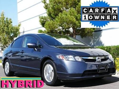 2006 honda civic hybrid 1 owner cvt 44-50 mpg super clean runs great *no reserve