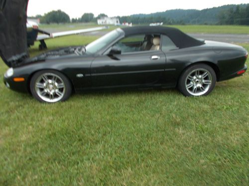 2001 jaguar xk8 black and tan needs work project