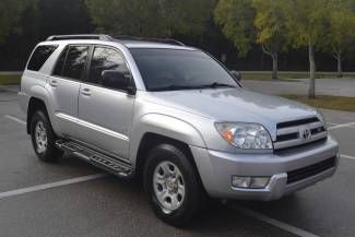 2003 toyota 4runner sr5 silver 4,7l v8, auto, runs great, 1-owner, no reserve