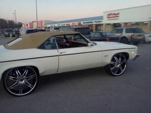 1975 convertable delta 88 on 28".. old school..vert