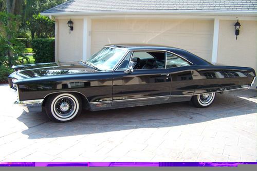 1966 PONTIAC BONNEVILLE  421    BLACK/BLACK    AWESOME CAR, image 3