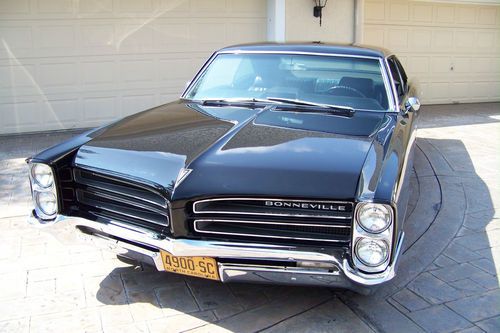 1966 PONTIAC BONNEVILLE  421    BLACK/BLACK    AWESOME CAR, image 4