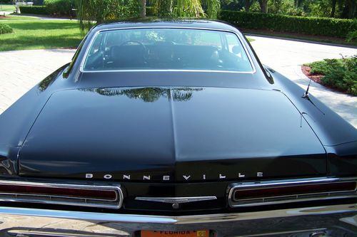 1966 PONTIAC BONNEVILLE  421    BLACK/BLACK    AWESOME CAR, image 7