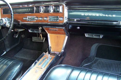 1966 PONTIAC BONNEVILLE  421    BLACK/BLACK    AWESOME CAR, image 21