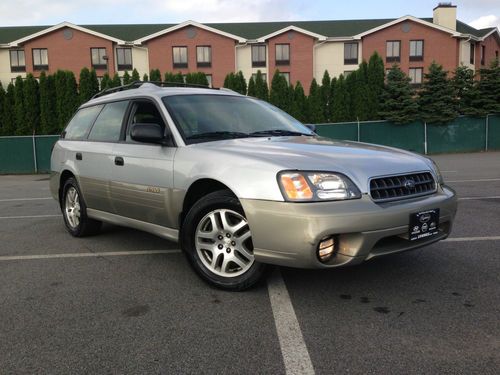 2003 silver subaru legacy outback wagon awd heated seats 2.5l h4 boxer engine