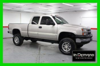 06 2500hd duramax diesel 6spd allison 4x4 4wd extended cab lt lifted h2 wheels!!