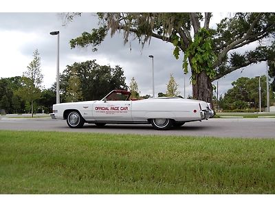 1973 cadillac eldorado convertible pace car 49k actual miles factory ac original