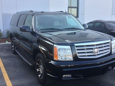 2004 cadillac escalade esv awd  third row  navigation  rebuilt