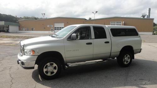 1 owner crew cab slt 5.9l l6 dir cummins turbo diesel matching cab no reserve