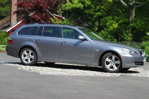 535xi carbonblue metallic allwheel  wagon, excellent condition, great ride