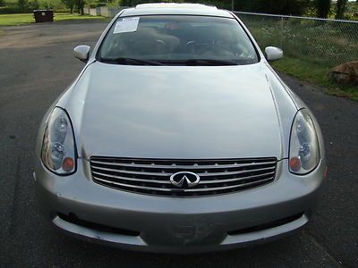 Infiniti g35 coupe salvage rebuildable repairable wrecked project damaged fixer