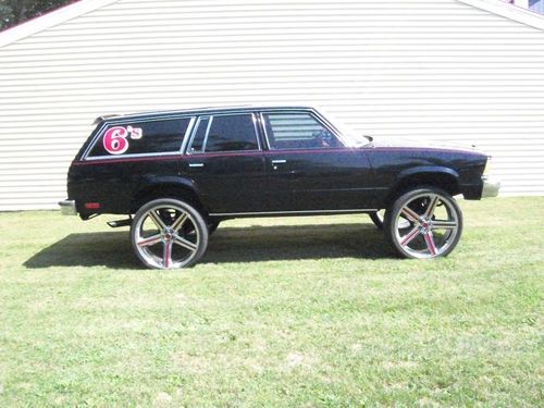 1978 chevrolet malibu wagon 26"rims / wheels donk