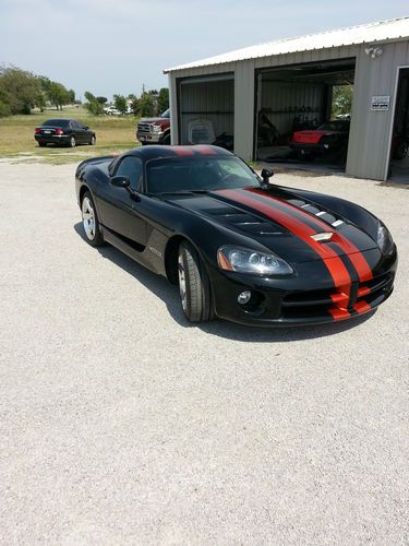 08 600 Hp Viper Super Car Black W Tangeriene Kandy Racing Stripes Only 4K Miles!, image 2