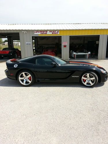 08 600 Hp Viper Super Car Black W Tangeriene Kandy Racing Stripes Only 4K Miles!, image 5