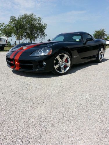 08 600 Hp Viper Super Car Black W Tangeriene Kandy Racing Stripes Only 4K Miles!, image 6
