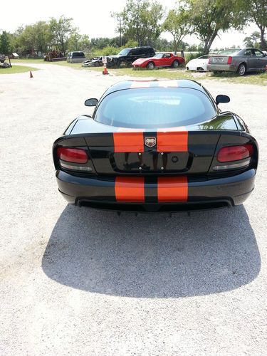 08 600 Hp Viper Super Car Black W Tangeriene Kandy Racing Stripes Only 4K Miles!, image 7
