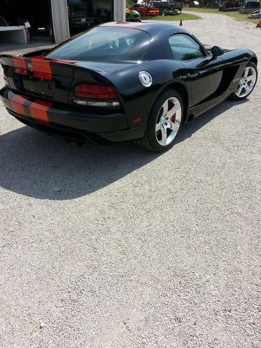 08 600 Hp Viper Super Car Black W Tangeriene Kandy Racing Stripes Only 4K Miles!, image 8