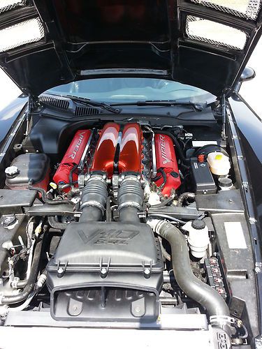 08 600 Hp Viper Super Car Black W Tangeriene Kandy Racing Stripes Only 4K Miles!, image 14