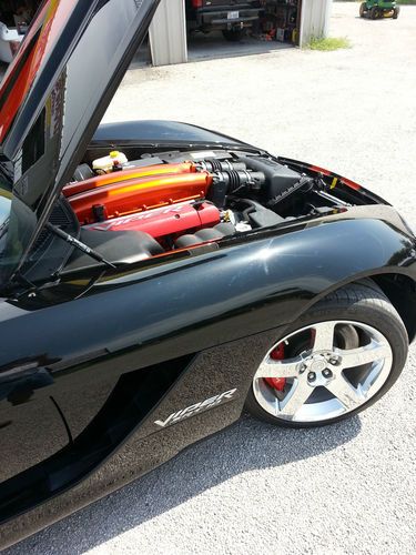 08 600 Hp Viper Super Car Black W Tangeriene Kandy Racing Stripes Only 4K Miles!, image 21