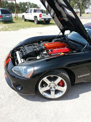 08 600 Hp Viper Super Car Black W Tangeriene Kandy Racing Stripes Only 4K Miles!, image 22
