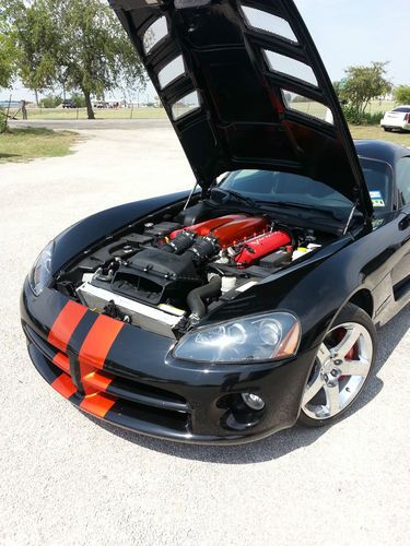 08 600 Hp Viper Super Car Black W Tangeriene Kandy Racing Stripes Only 4K Miles!, image 23