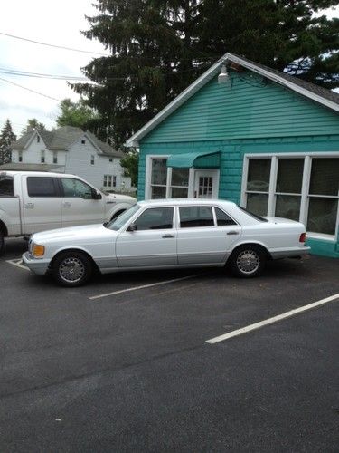 1991 mercedes benz 560 sel rare 5.6l 86k ori miles 1 own clr title obo