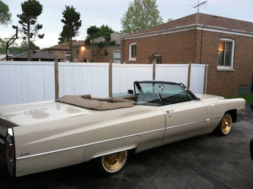 1968 cadillac deville base convertible 2-door 7.7l