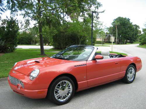 2003 ford thunderbird 007 halle berry collectors edition convertible 2-door 3.9l