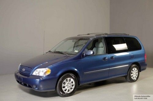 2005 kia sedona lx 1 owner 40k low miles rear dvd 6 pass tinted  clean carfax