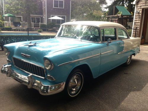 1955 chevey bel air 2dr post