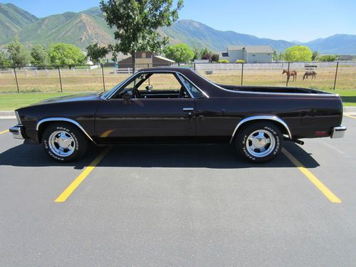 1979 chevrolet el camino ss royal knight matching numbers, 2 owners