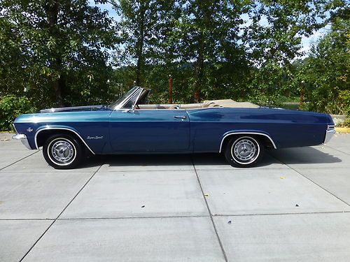 1965 chevrolet impala ss convertible 4speed v-8