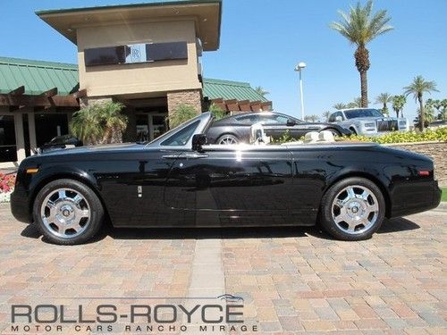 2009 phantom drophead coupe diamond black light creme teak rosewood 21 wheels