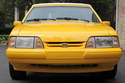 1993 FORD MUSTANG FEATURE CAR LX CONVERTIBLE LIMITED EDITION AUTO 469 MILES!!!, image 8