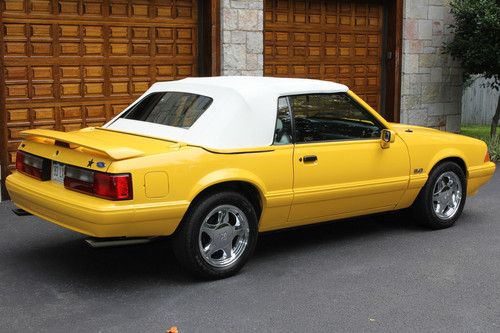 1993 FORD MUSTANG FEATURE CAR LX CONVERTIBLE LIMITED EDITION AUTO 469 MILES!!!, image 10